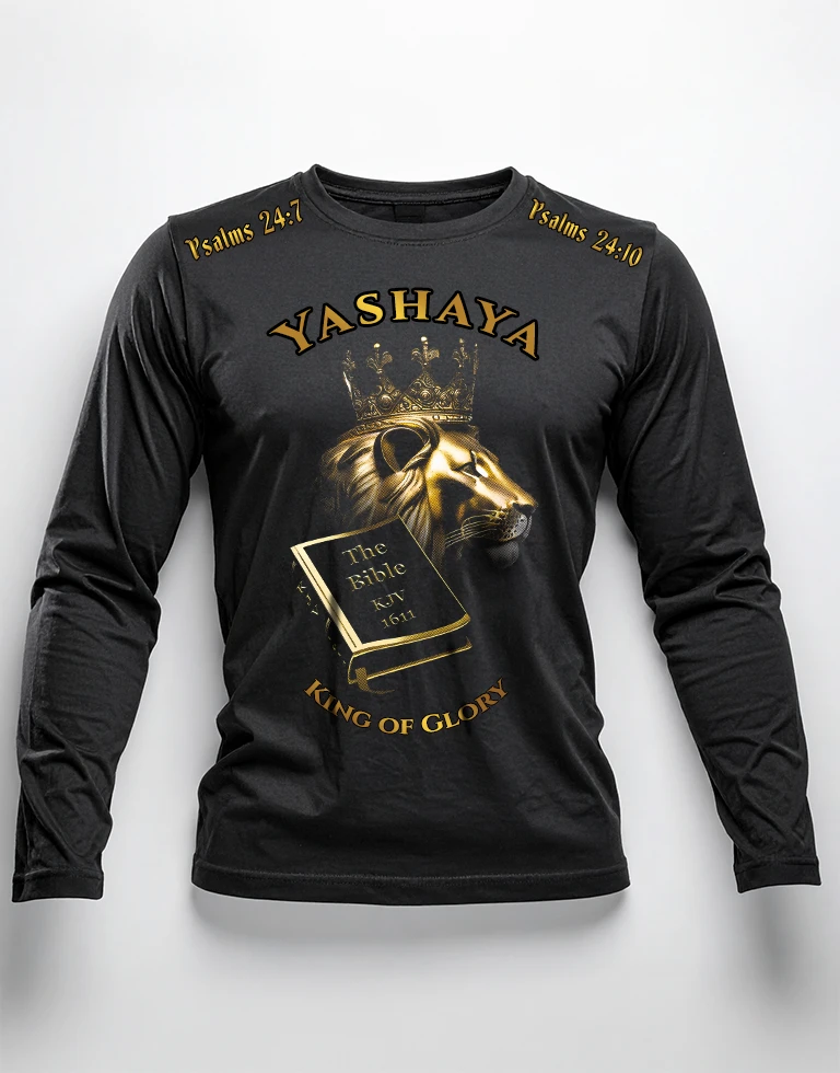 Yashaya King of Glory Long-Sleeve T-Shirt - Image 2