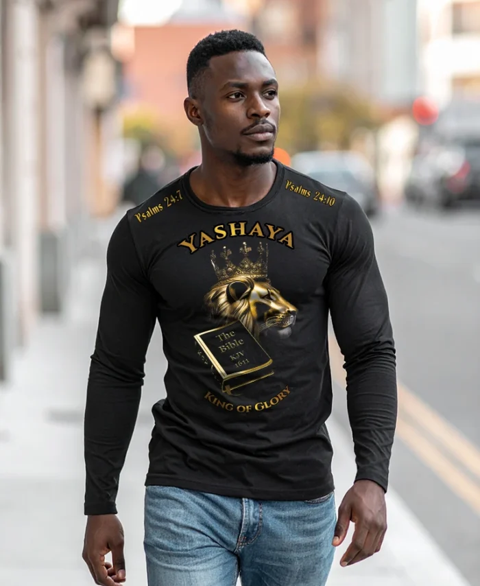 Yashaya King of Glory Long-Sleeve T-Shirt