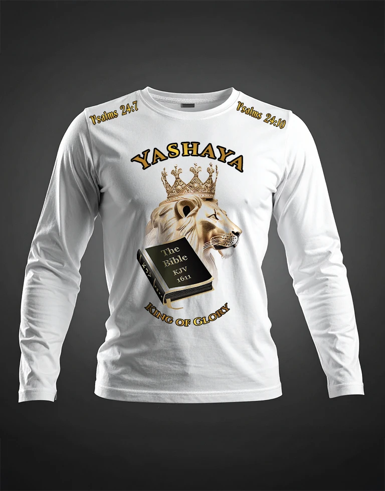 Yashaya King of Glory Long-Sleeve T-Shirt - Image 3
